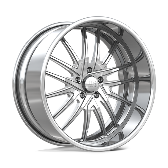 US Mag 2PC ARSON 6 6x139.7 24x9 +1 Brushed Face W/ Polished Lip