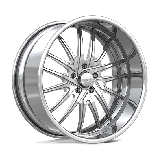 US Mag 2PC ARSON 6 6x139.7 24x10 +5 Brushed Face W/ Polished Lip