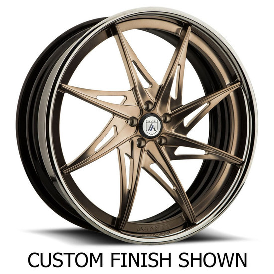 Asanti Forged CX848 5x120 22x10.5 +38 Brushed