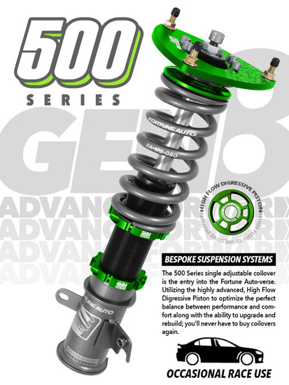 Fortune Auto 500 Series Coilovers - 1994 - 2004 Ford Mustang (SN95) (Separate Style Rear)