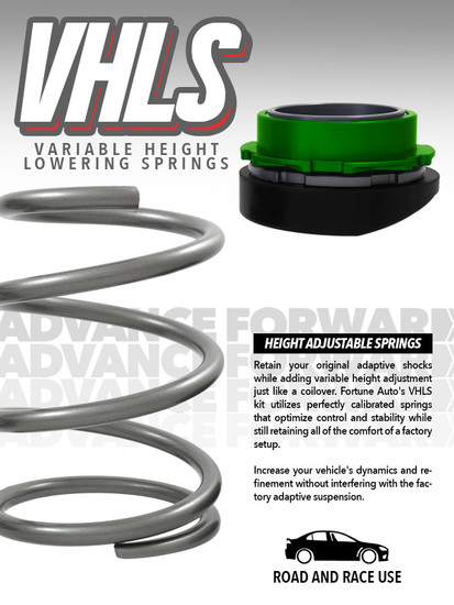Fortune Auto Acura Integra Type S (DE5) Variable Height Lowering Spring Kit