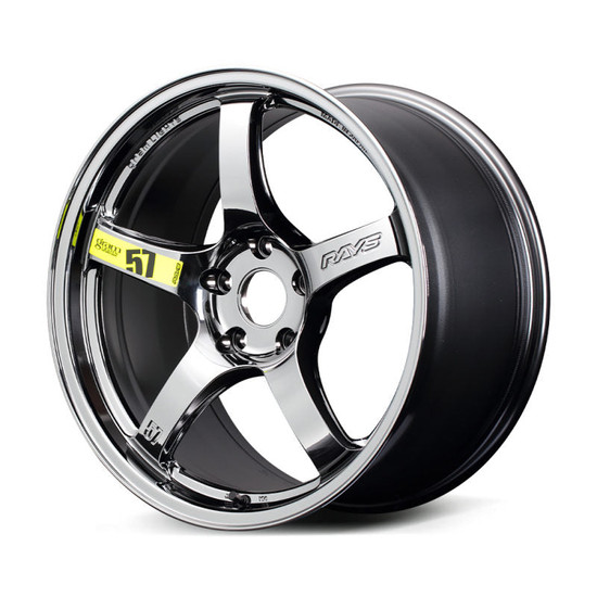 Gram Lights 57CR LIMITED 5x114.3 17x7+38 Rays Black Metal Coat