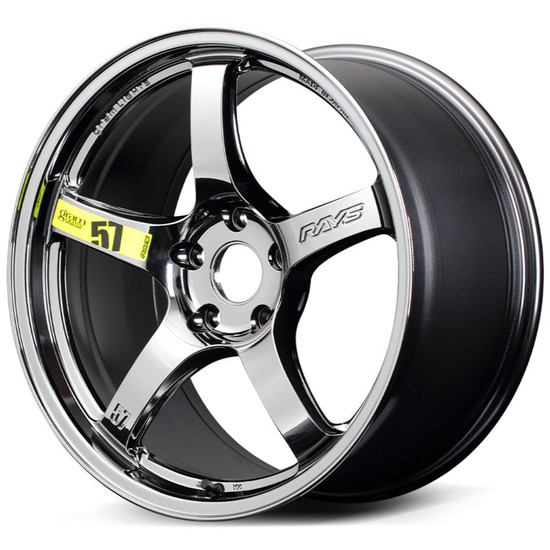 Gram Lights 57CR LIMITED 5x114.3 18x9.5+22 Rays Black Metal Coat