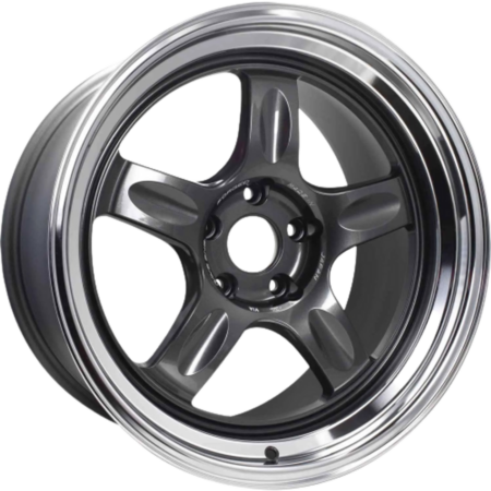 Volk Racing 21C 5x100 18x9+30 Dark Gunmetal / Rim DC