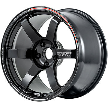 Volk Racing TE37 SAGA S-PLUS TIME ATTACK 5x114.3 18x9.5+39 Black / Redot