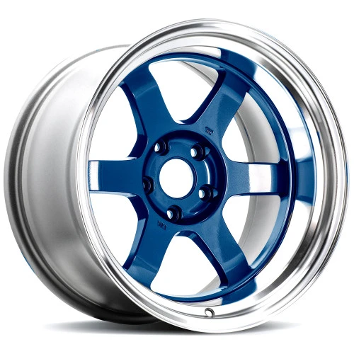 Volk Racing TE37V MK-II 5x100 18x9.5-14 Mag Blue