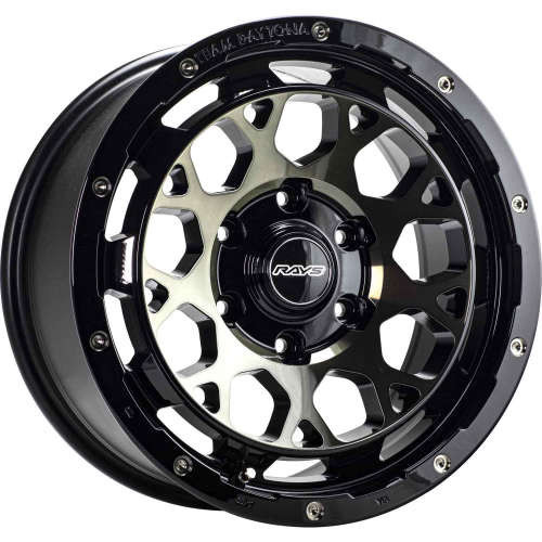 Volk Racing RAYS M9+ 6x139.7 17x8.5+0 Black / Disk Clear Smoke
