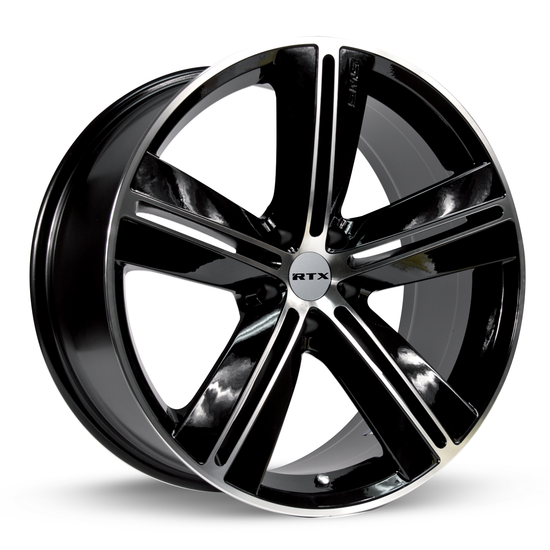 RTX SMS 5x115 17x7.5 +20 Black Machined