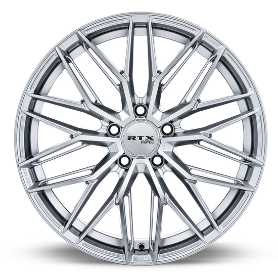RTX SW20 5x114.3 18x8.5 +45 Silver With Machined Face