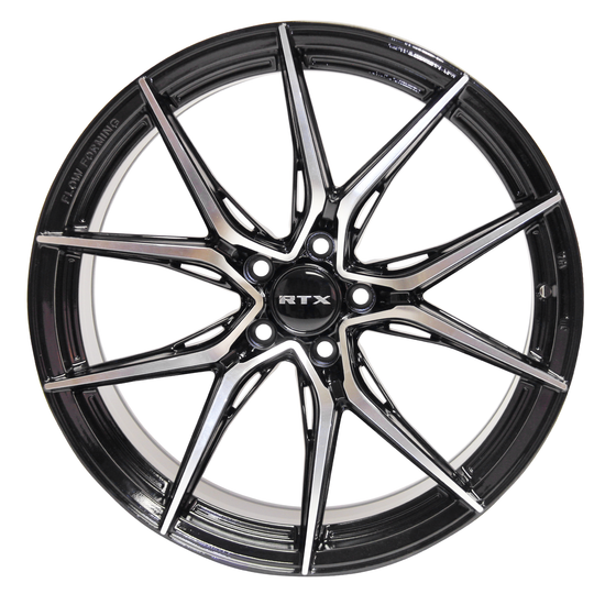 RTX Slick 5x114.3 16x7 +40 Black Machined