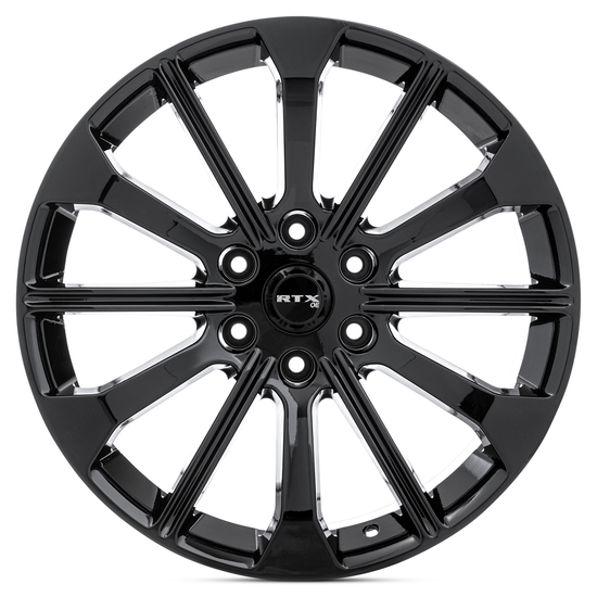 RTX FD02 6x135 18x9 +30 Gloss Black