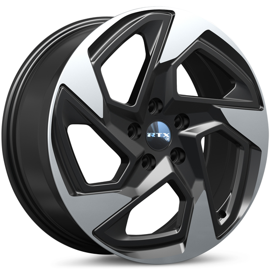 RTX SU01 5x114.3 18x7 +55 Gloss Black Machined