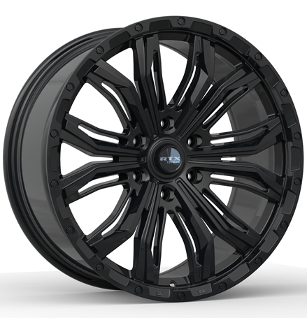 RTX Black Widow 6x139.7 18x9 +18 Gloss Black