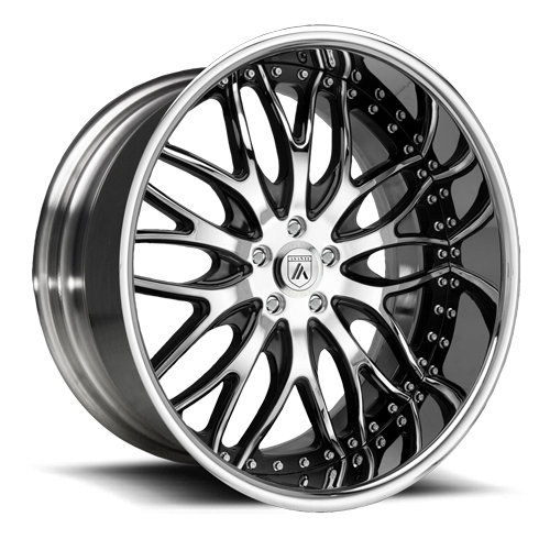 Asanti Forged AF147 6x139.7 24x10 +30 Brushed & Black