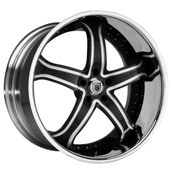 Asanti Forged AF165 5x112 22x10 Black