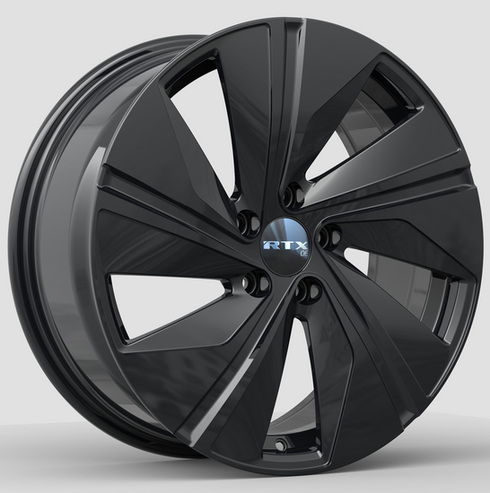 RTX VW03 5x112 17x7 +45 Gloss Black