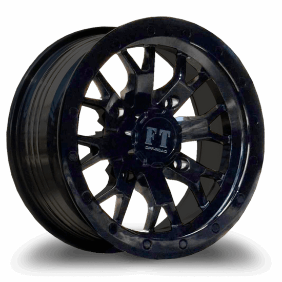 FULL THROTTLE FT25 4x137 15x7 +40 Gloss Black