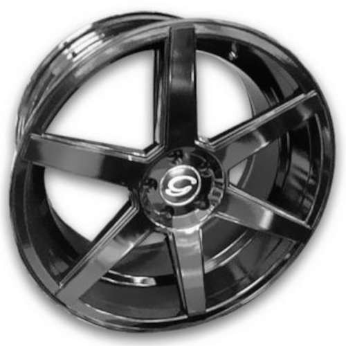 G - LINE ALLOYS G6012 5x120 20x10 +40 Black - Glossy Black