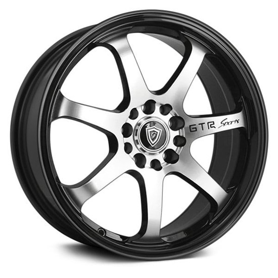 G - LINE ALLOYS G7003 5x108 17x7.5 +35 Black / Machined