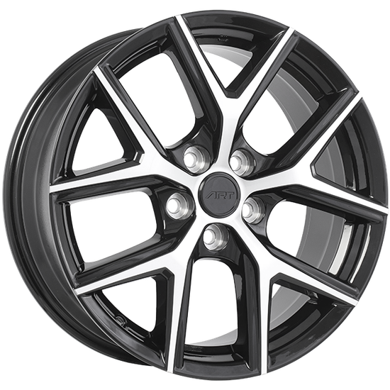 REPLICA WHEELS R383 5x120 20x9.5 +40 Black Full Machined Face
