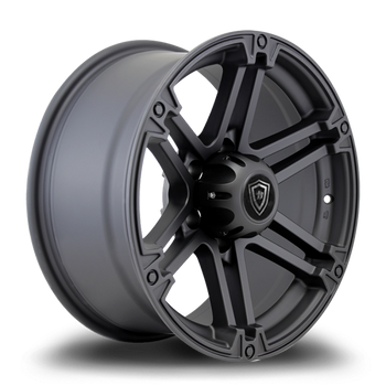 WHITE DIAMOND W8506 5x127 17x8 +0 Black - Matte Black