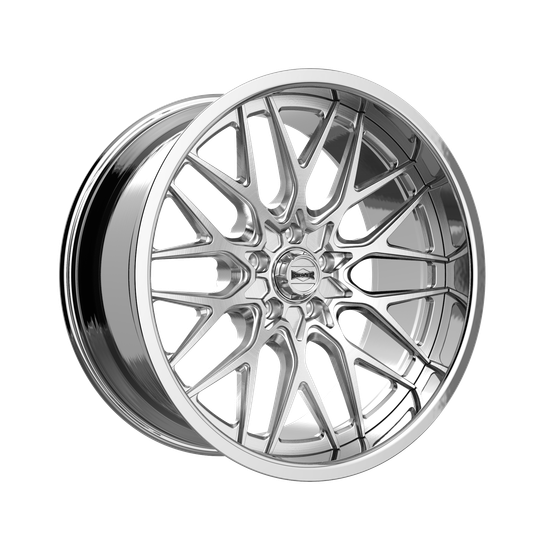 RIDLER 681 681 BRUSHED WITH POLISHED LIP 22x9 -120 .65 0mm 83.82mm