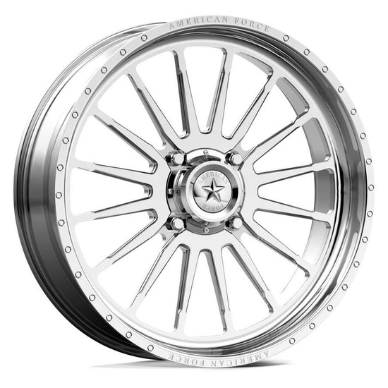 American Force Powersports AFW ALPINE UTV 4x137 22x7 +0 Polished
