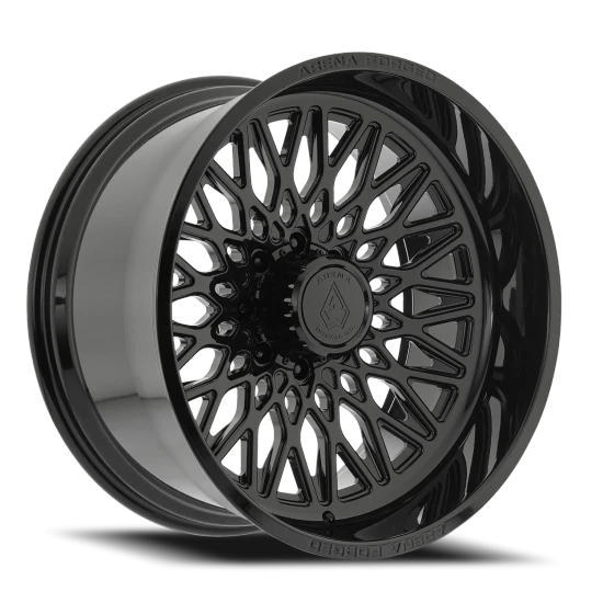 Arena Forged Nemesis 8x165.1 24x12 -51 Gloss Glossy Black
