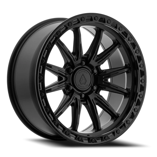 Arena Blitz 6x139.7 20x9 +0 Satin Black Glossy Black Lip