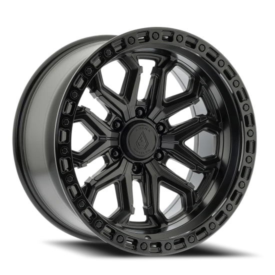 Arena Jackal 6x135 20x10 -18 Satin Black Glossy Black Lip