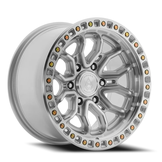 Arena Terra 6x135 17x9 +0 Gloss Silver Machined