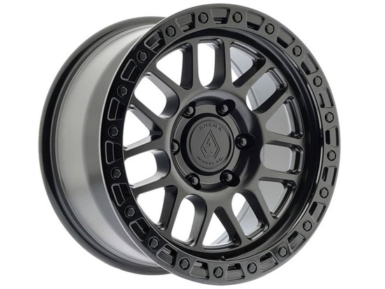 Arena Boost 5x127 18x9 +0 Satin Black Glossy Black Lip