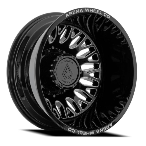 Arena Dually Monarch 8x200 20x8.25 -220 Gloss Black Milled