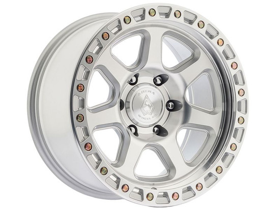 Arena Throttle 5x127 18x9 +0 Gloss Silver Machined