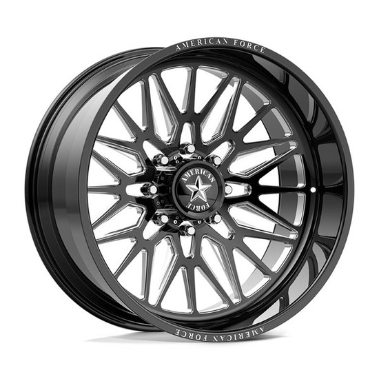 American Force AFW FROST SFCC 8x170 24x12 -55 Black Milled