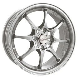 Konig 72S Helium 4x100 15x6.5 +40 Silver