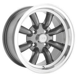 Konig 35A Rewind 4x114.3 16x7 +0 Graphite With Machined Lip