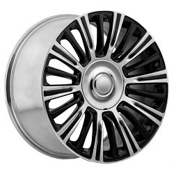 OEP 198BM 6x139.7 22x9 +28 Gloss Black Polished