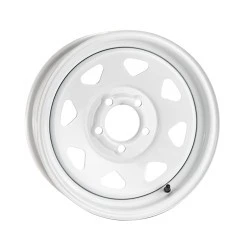 Pacer Trailer 310W White Spoke Trailer 5x114.3 14x5.5 +0 White