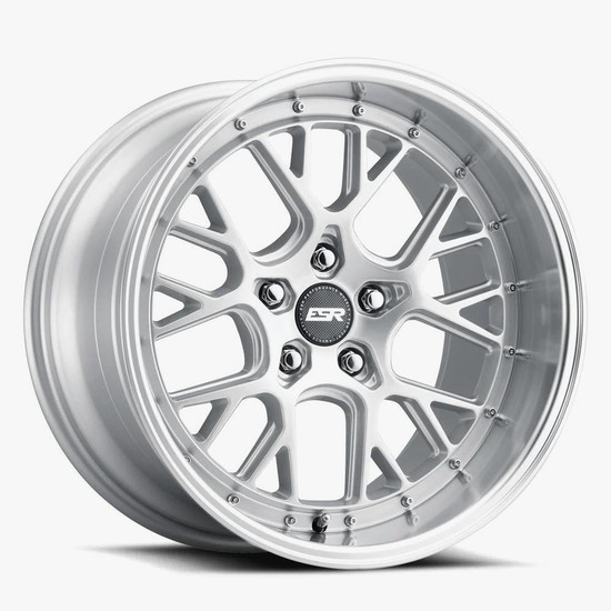 ESR Wheels CS11 5x112 18x9.5 +35 Hyper Silver Machine Lip