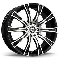 Konig 50MB Crown 5x114.3 18x8 +40 Gloss Black With Machined Face