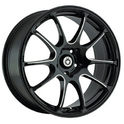 Konig 24B Illusion 5x100 17x7 +40 Black