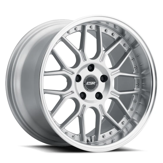 ESR Wheels CS18 5x114.3 19x9.5 +35 Hyper Silver Machine Lip