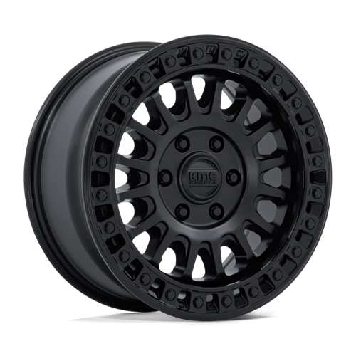 KMC IMS 6x139.7 17x8 +32 Matte Black W/ Gloss Black Lip