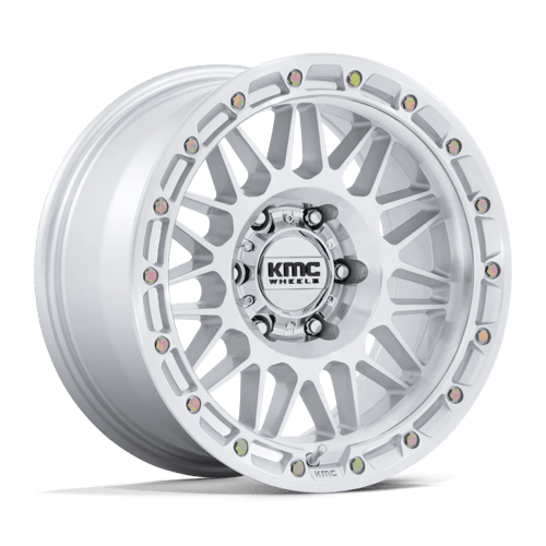 KMC ATTACK 8x170 20x9 +1 Gloss Silver W/ Machined Face