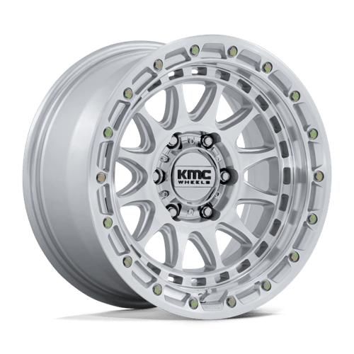 KMC CRUX 6x135 20x9 +1 Gloss Silver W/ Machined Face