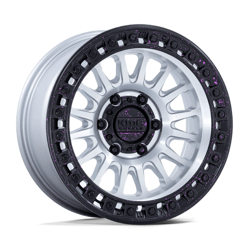 KMC IMS 5x127 17x8 +32 Machined W/ Matte Black Lip