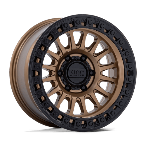 KMC IMS 5x127 17x8 +32 Matte Bronze W Gloss Black Lip