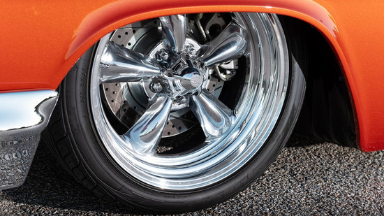 American Racing Vintage TORQ THRUST II CUSTOM 5x114.3 15x4 -25 Two-piece Polished