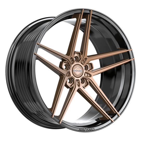 Arvano AV-52 Blank 22x10.5 +42 Matte Bronze & Gloss Black